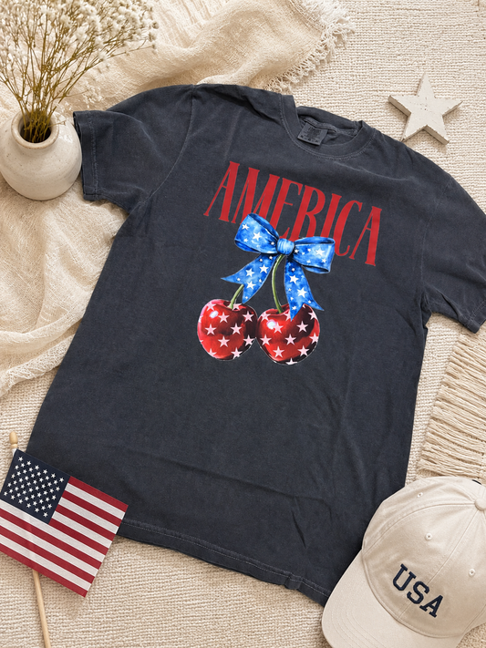 America Cherry Tee